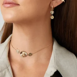 Des Boucles D'Oreilles<Anissa Kermiche Boucle D'Oreille Double Piece Louise D'Or