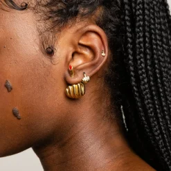 Des Boucles D'Oreilles<Anissa Kermiche Boucle D'Oreille French For Goodnight (Rouge)
