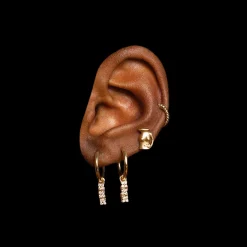Des Boucles D'Oreilles<Anissa Kermiche Boucle D'Oreille Trio Bronte Dore