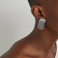 Des Boucles D'Oreilles<Anissa Kermiche Boucles D'Oreilles Fil (Argent)