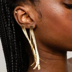 Des Boucles D'Oreilles<Anissa Kermiche Boucles D'Oreilles Fines Fil D'Or