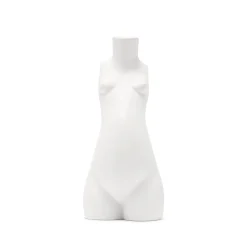 Maison<Anissa Kermiche Bougeoir Tit For Tat Court (Blanc Mat)