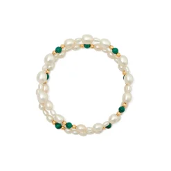 Bracelets<Anissa Kermiche Bracelet Perle Malachite