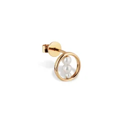 Goujons<Anissa Kermiche Clou D'Oreille En Perles Circle Trio