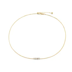 Colliers<Anissa Kermiche Collier Horizontal Bronte Dore