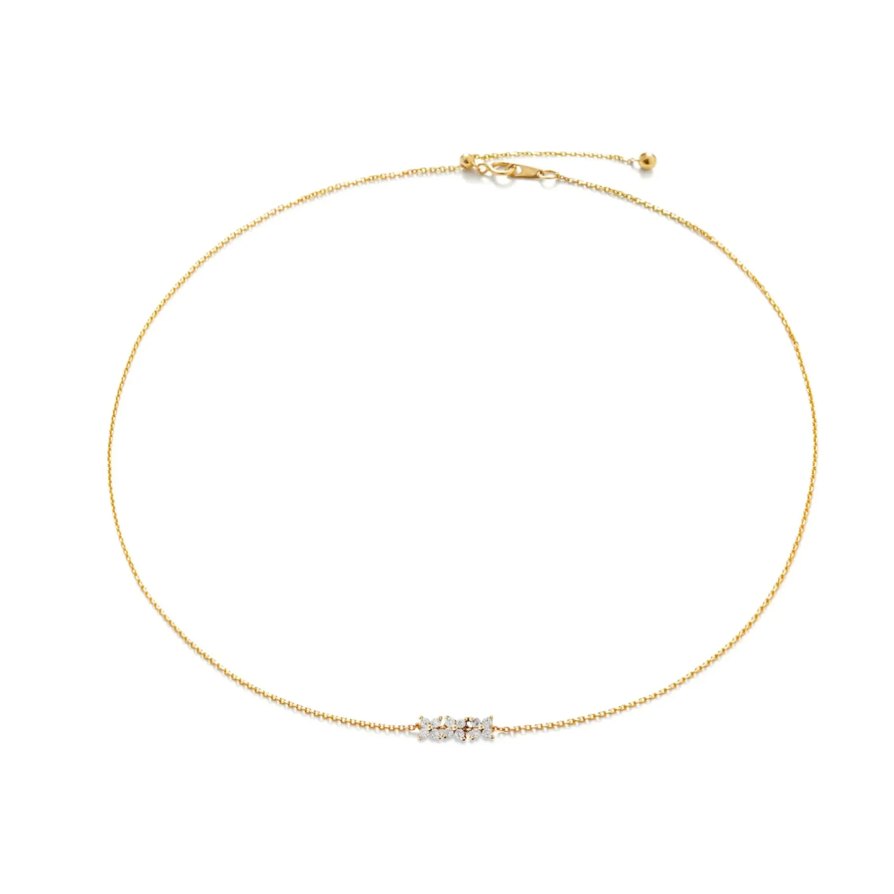 Colliers<Anissa Kermiche Collier Horizontal Bronte Dore