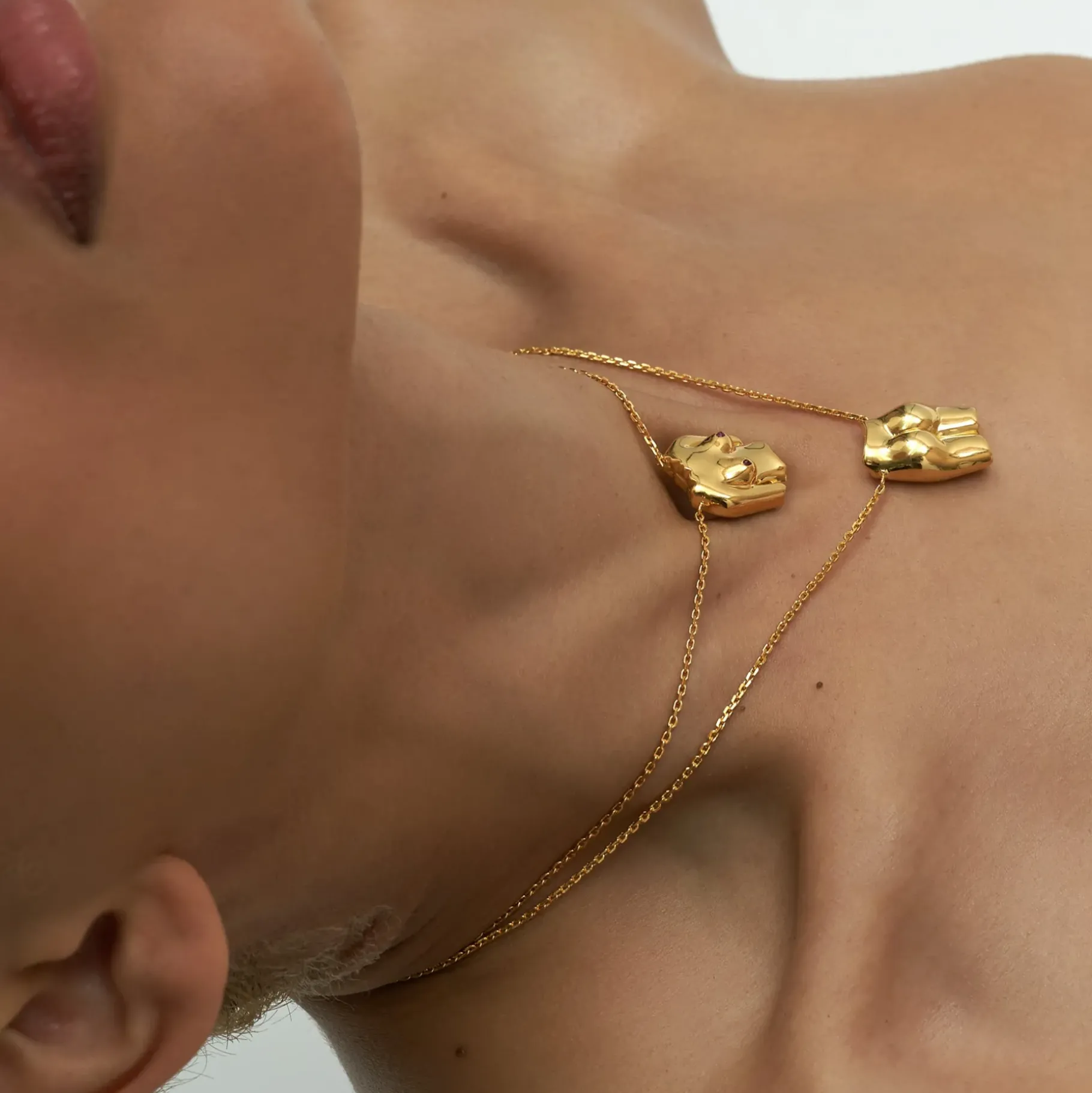 Colliers<Anissa Kermiche Collier Rubis Boobies (Poli)