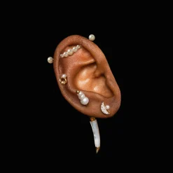 Des Boucles D'Oreilles<Anissa Kermiche Goujon Mini-Cercle