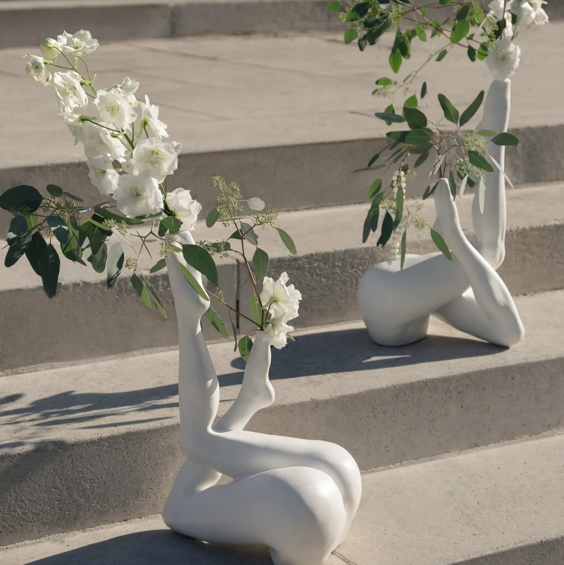 Maison<Anissa Kermiche Jambes 11 (Blanc)