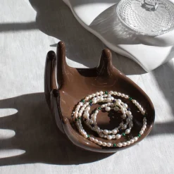 Maison<Anissa Kermiche Poignee (Chocolat)