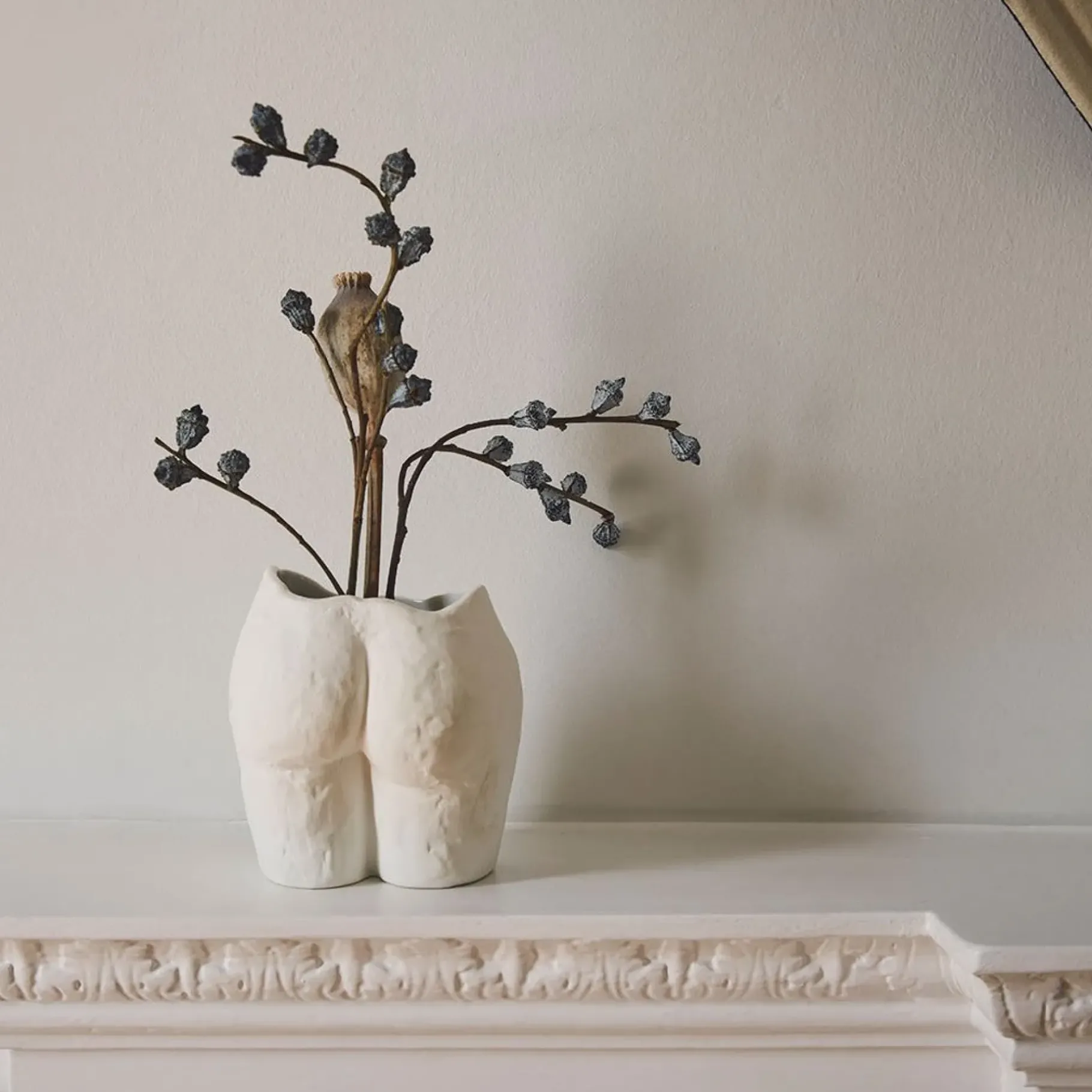 Maison<Anissa Kermiche Pot Popotin (Blanc Mat)