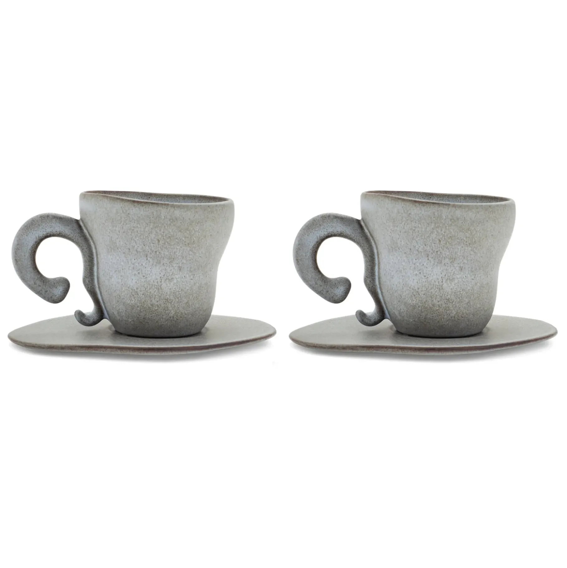Maison<Anissa Kermiche Renversez Les Tasses De The (Gris Tachete De Rousseur Mat)