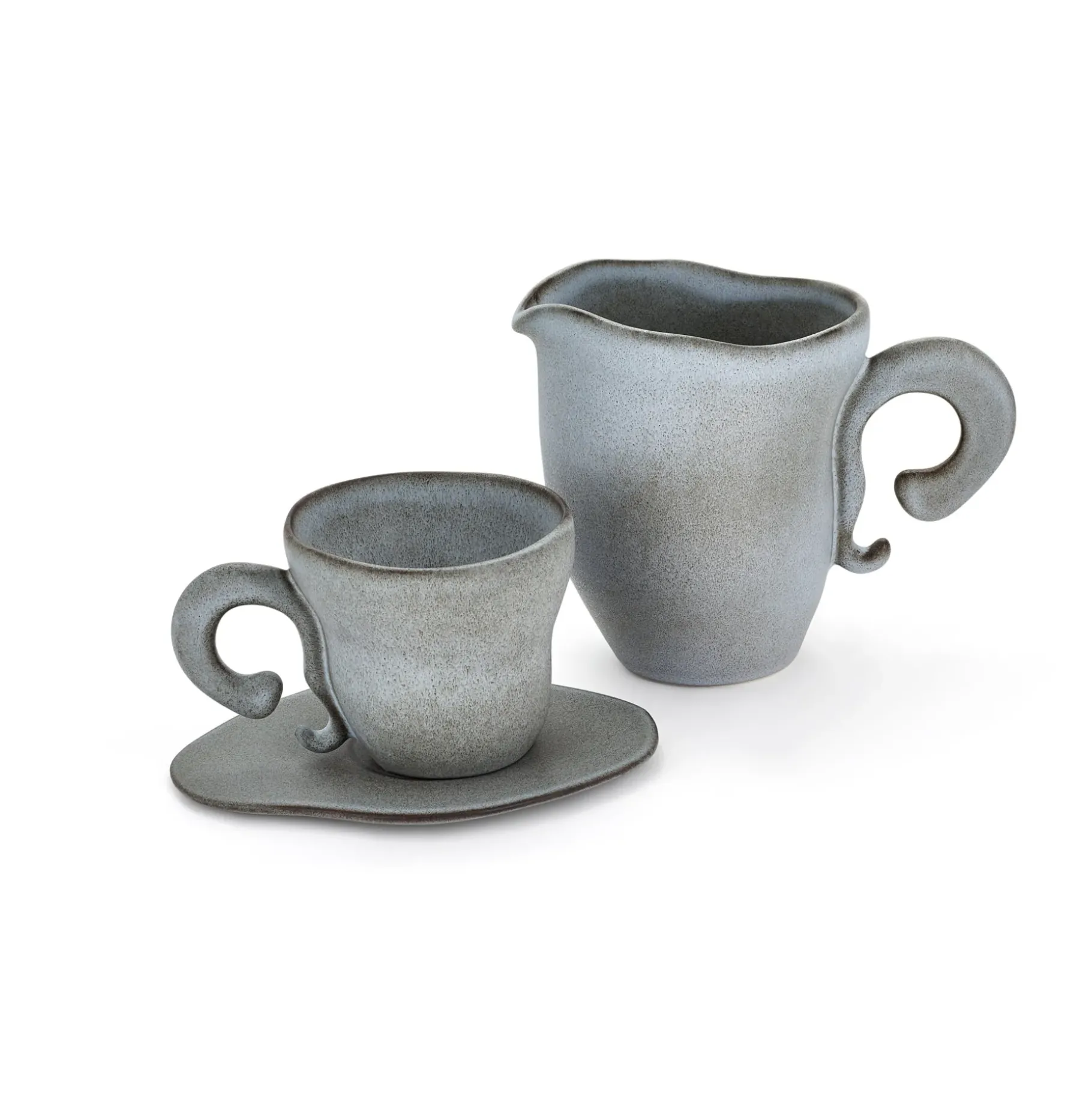 Maison<Anissa Kermiche Renversez Les Tasses De The (Gris Tachete De Rousseur Mat)