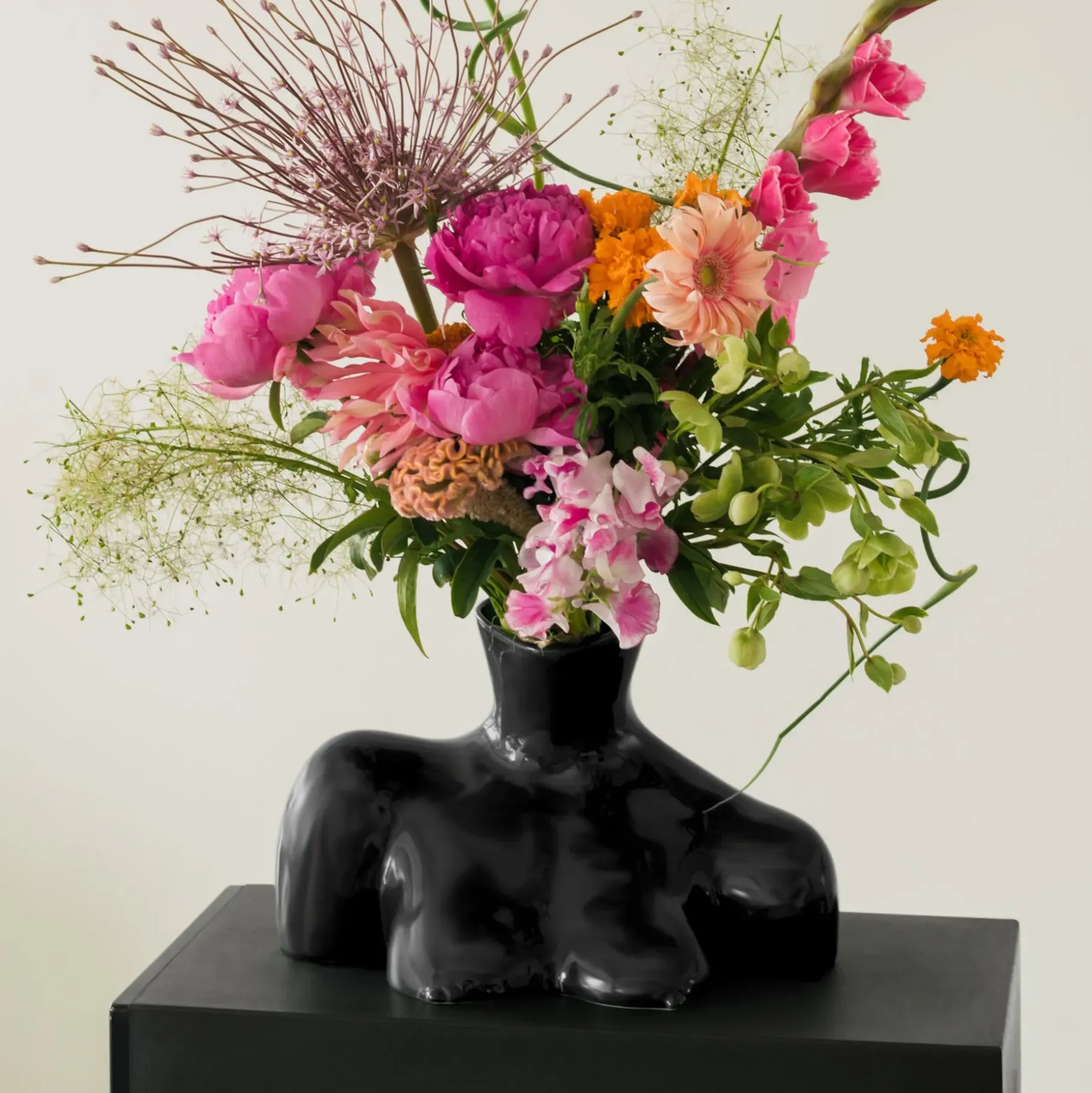 Maison<Anissa Kermiche Vase Ami Du Sein (Noir)