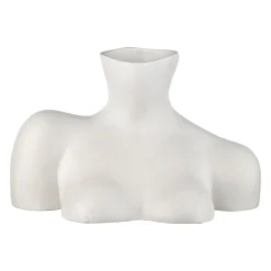 Maison<Anissa Kermiche Vase Breast Friend (Blanc Mat)