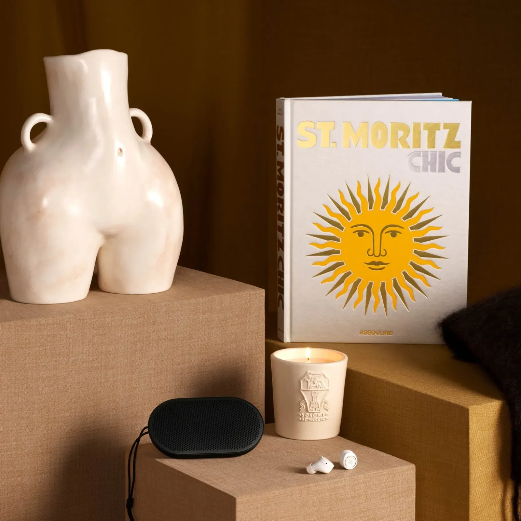 Maison<Anissa Kermiche Vase Poignees D'Amour (Marbre)